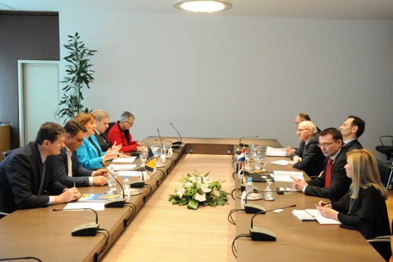 Чланови Делегације Комисије за спољне послове Представничког дома разговарали са члановима Делегације Одбора за вањску политику Хрватског сабора 